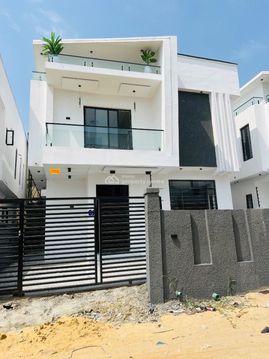 Newly Built 4 Bedroom Duplex in an Estate, Lekki Palm City Ajah, Ajah, Lagos, Detached Duplex for Sale