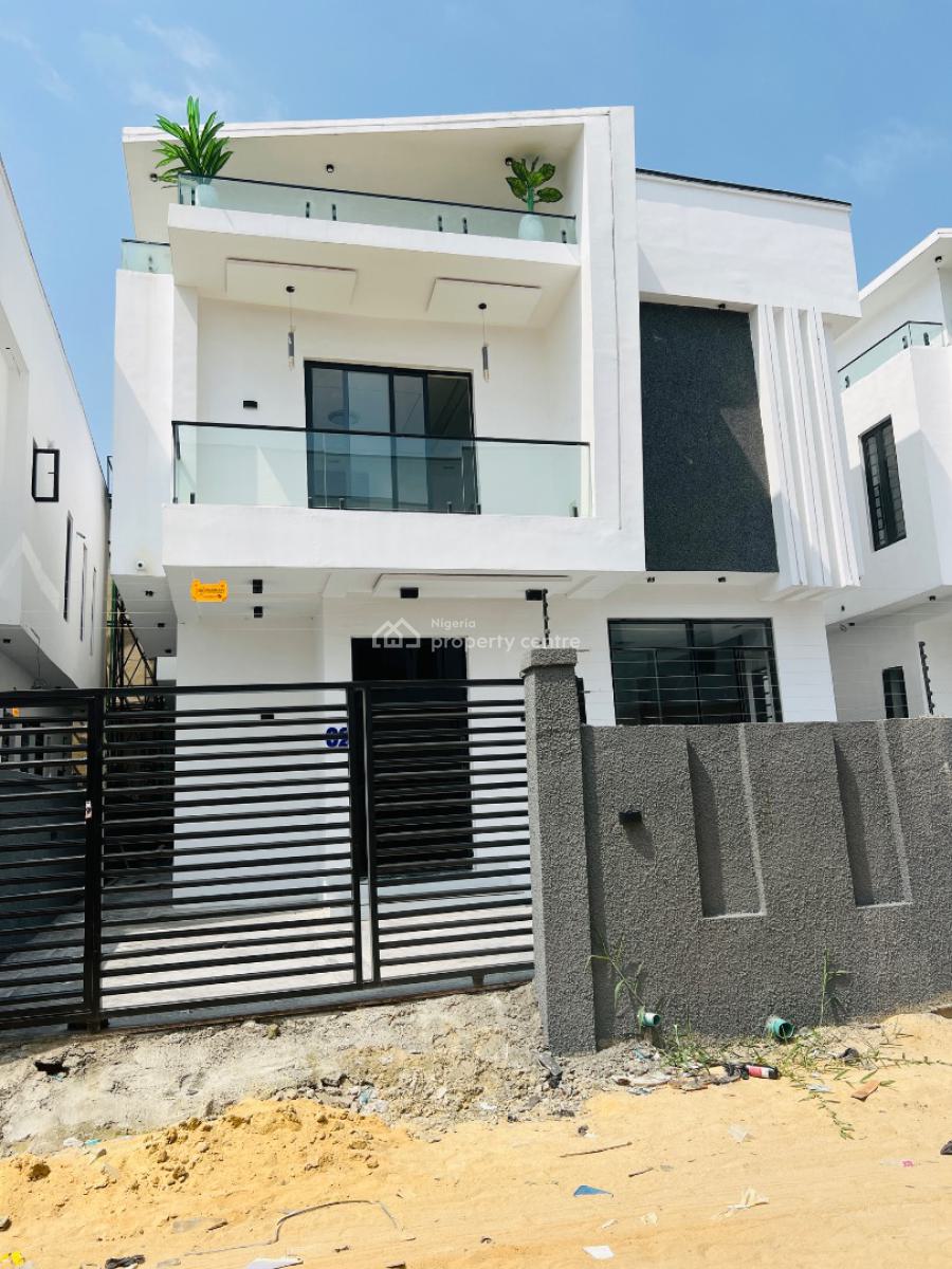 Newly Built 4 Bedroom Duplex in an Estate, Lekki Palm City Ajah, Ajah, Lagos, Detached Duplex for Sale