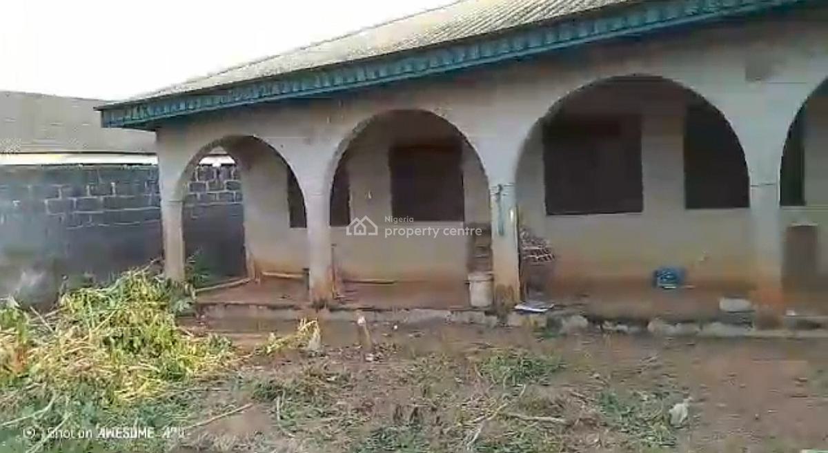 3 Bedroom Bungalow with a Large Shop on a Full Plot at Owode-ijako, Owode Ijako, Sango Ota, Ogun, Detached Bungalow for Sale