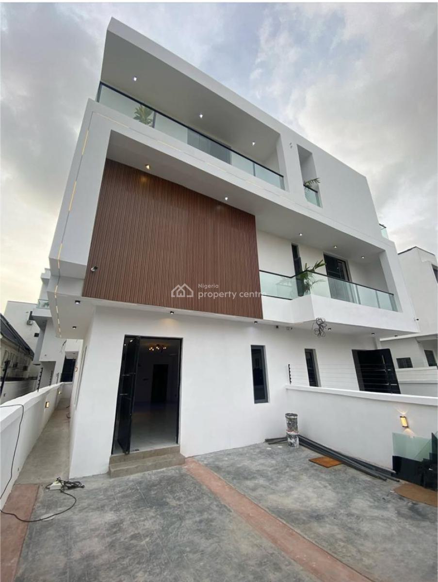 Contemporary 4 Bedroom Semi Detached Duplex with a Bq, Ikate, Lekki, Lagos, Semi-detached Duplex for Sale