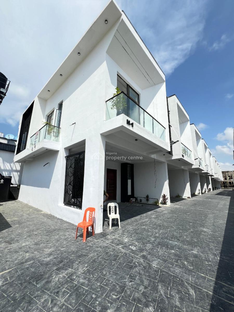 Very Spacious 3 &4 Terraced Duplex with Bq in a Serene Environment, Ikota, Lekki, Lagos, Terraced Duplex for Sale