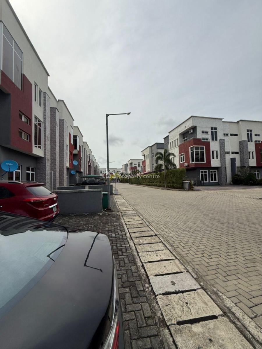 Fully Furnished 4-bedroom Townhouse with Bq, Vintage Park Estate, Osapa, Lekki, Lagos, House for Sale