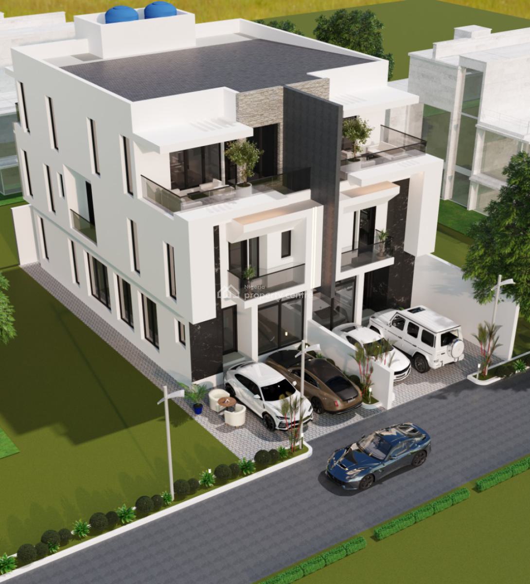 4 Bedroom Semi-detached Duplex -offplan, Peninsula Garden Estate, Ajah, Lagos, Semi-detached Duplex for Sale