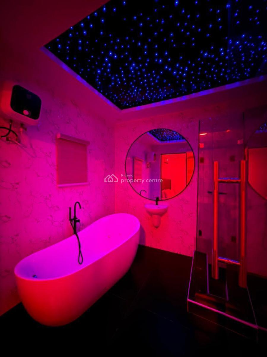 Apartment Name: Santorini   Deluxe 1 Bedroom Bathub Apartment with Red, Osapa, Lekki, Lagos, Detached Duplex Short Let