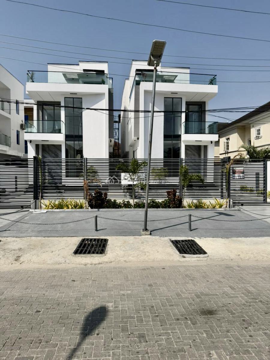 Fully Automated  Detached Home with Rooftop  Terrace Cinema Pool & Gym, Chevron . ( Serene , Beautiful and Secured Estate), Lekki, Lagos, Detached Duplex for Sale