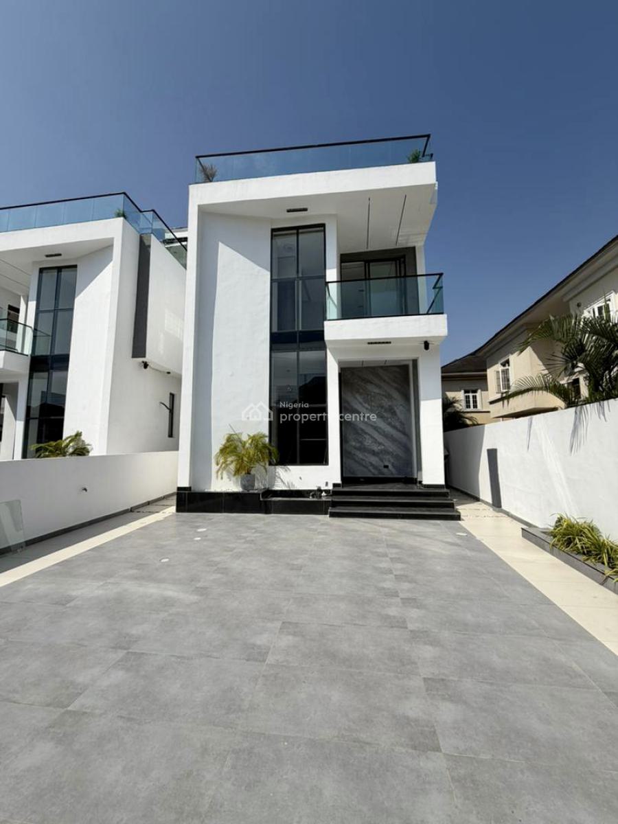 Fully Automated  Detached Home with Rooftop  Terrace Cinema Pool & Gym, Chevron . ( Serene , Beautiful and Secured Estate), Lekki, Lagos, Detached Duplex for Sale