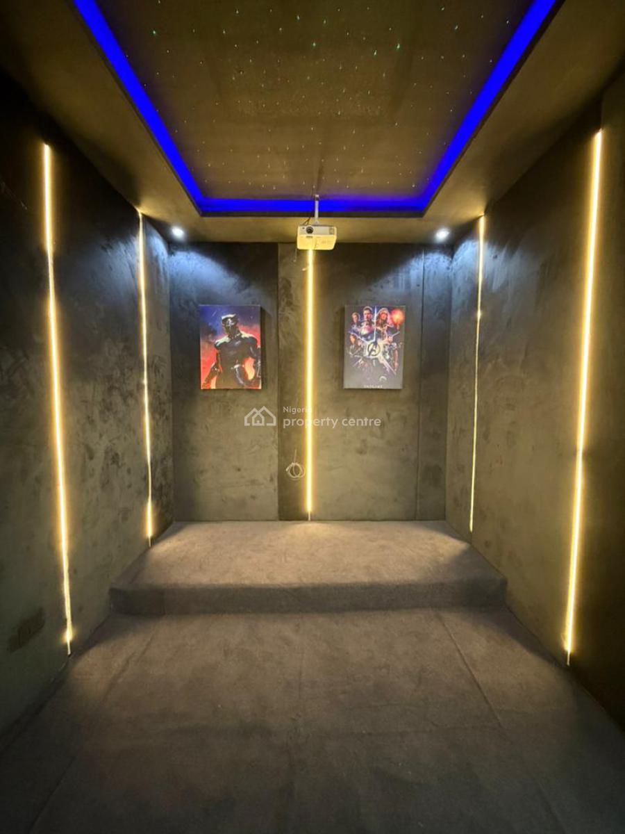 Fully Automated  Detached Home with Rooftop  Terrace Cinema Pool & Gym, Chevron . ( Serene , Beautiful and Secured Estate), Lekki, Lagos, Detached Duplex for Sale