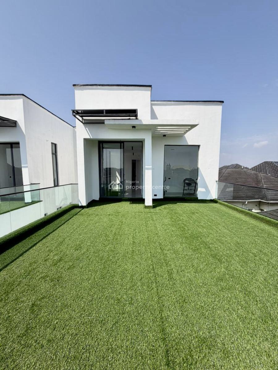 Fully Automated  Detached Home with Rooftop  Terrace Cinema Pool & Gym, Chevron . ( Serene , Beautiful and Secured Estate), Lekki, Lagos, Detached Duplex for Sale