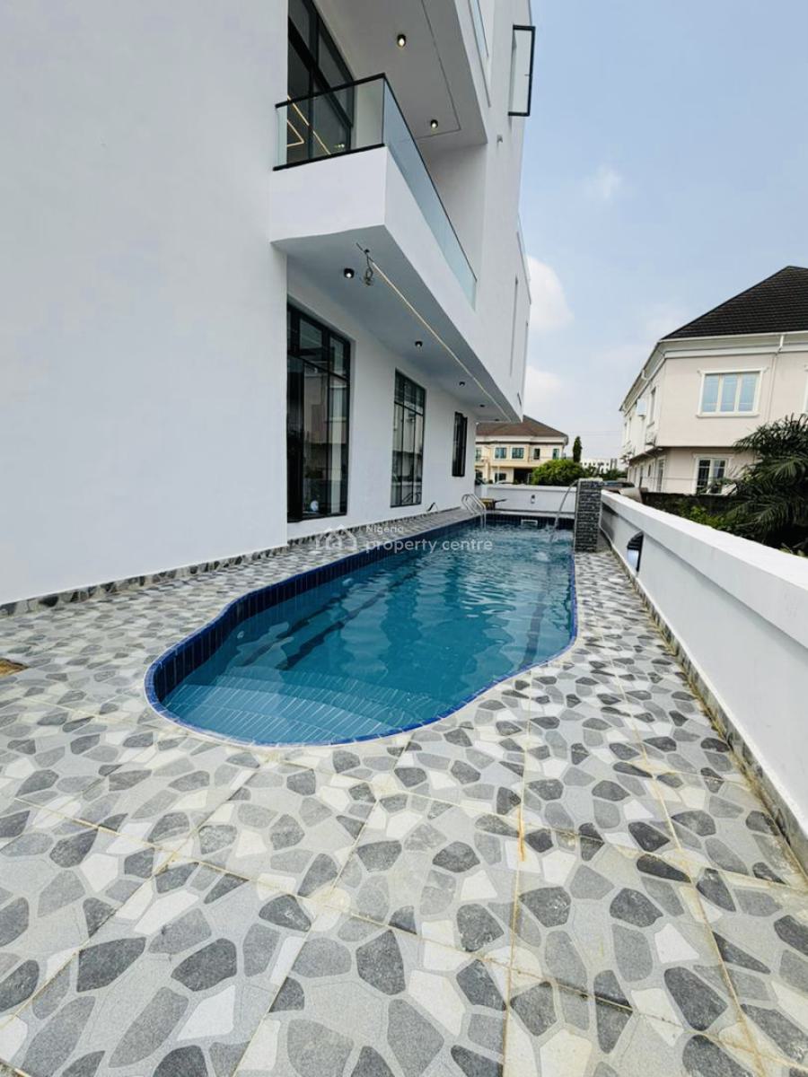 Luxury Smart 5 Bedroom Home with Rooftop Terrace, Cinema, Pool & Gym, Lakeview Estate., Lekki, Lagos, Detached Duplex for Sale