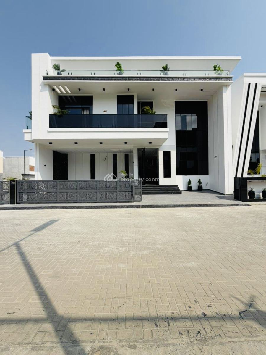 Contemporary Luxury Home with Rooftop Terrace,cinema,pool ,gym &gazebo, 2 Toll Gate(serene and Secured Estate), Lekki, Lagos, Detached Duplex for Sale