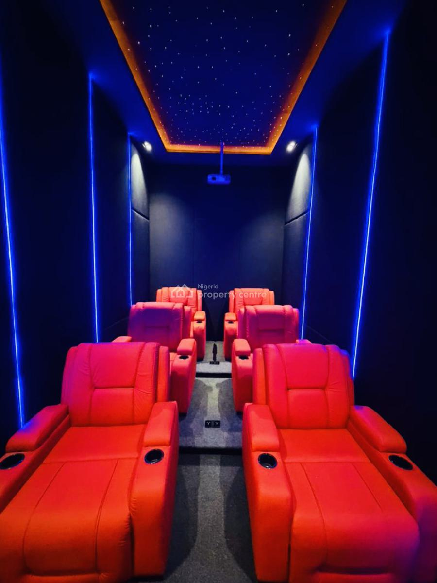 Contemporary Luxury Home with Rooftop Terrace,cinema,pool ,gym &gazebo, 2 Toll Gate(serene and Secured Estate), Lekki, Lagos, Detached Duplex for Sale