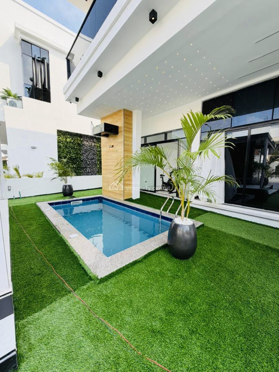 Contemporary Luxury Home with Rooftop Terrace,cinema,pool ,gym &gazebo, 2 Toll Gate(serene and Secured Estate), Lekki, Lagos, Detached Duplex for Sale