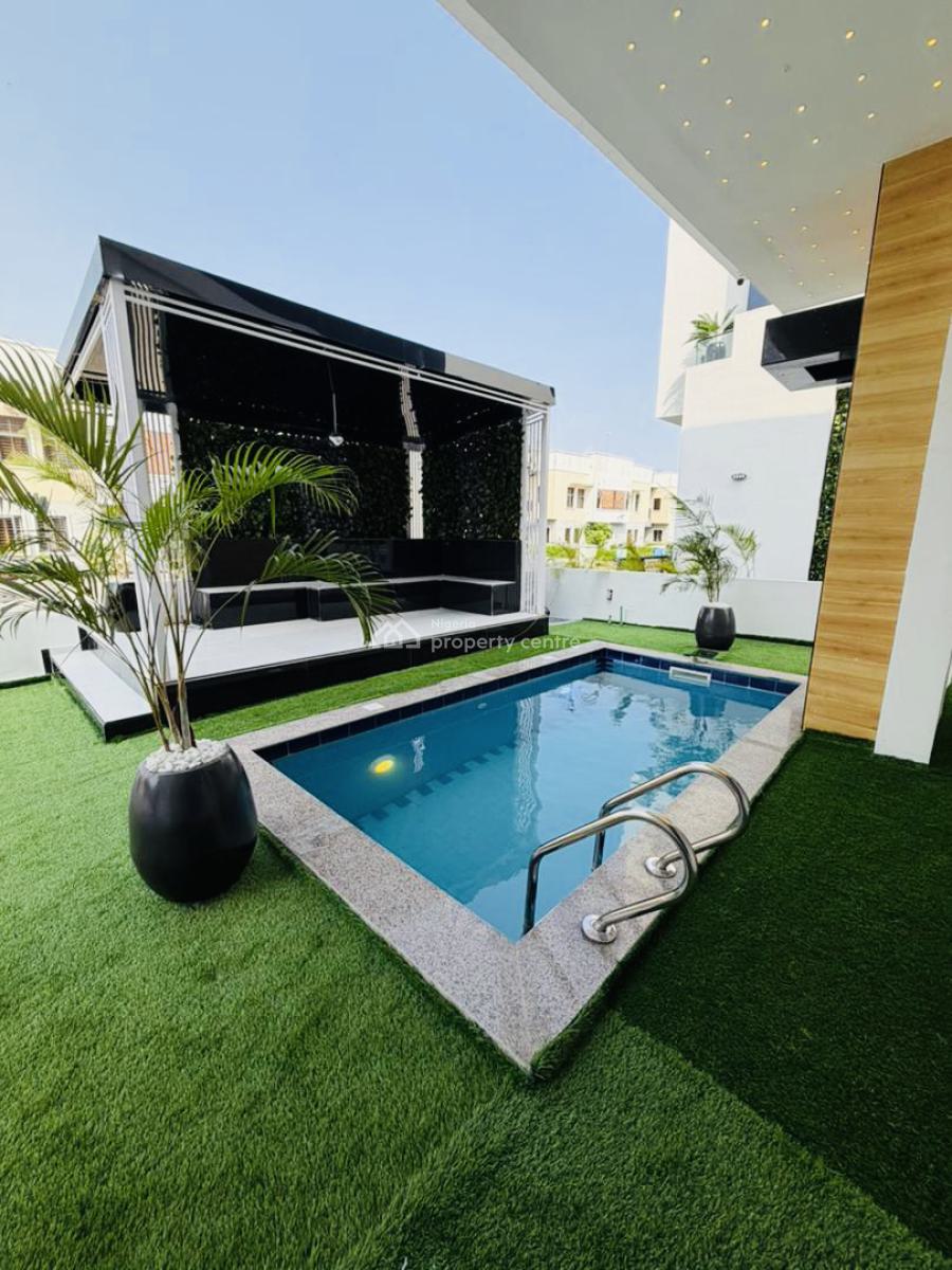 Contemporary Luxury Home with Rooftop Terrace,cinema,pool ,gym &gazebo, 2 Toll Gate(serene and Secured Estate), Lekki, Lagos, Detached Duplex for Sale