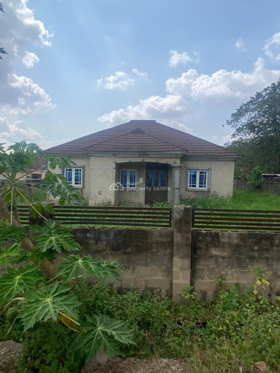 Fenced Uncompleted 3 Bedroom En Suite Is Available, Opposite Sib Alagbaka, Akure, Ondo, Detached Bungalow for Sale