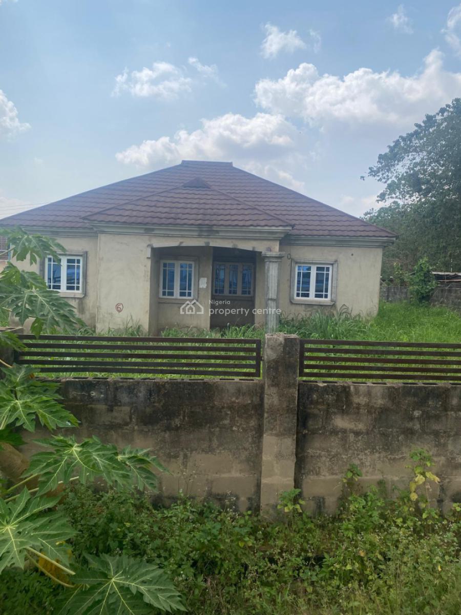 Fenced Uncompleted 3 Bedroom En Suite Is Available, Opposite Sib Alagbaka, Akure, Ondo, Detached Bungalow for Sale