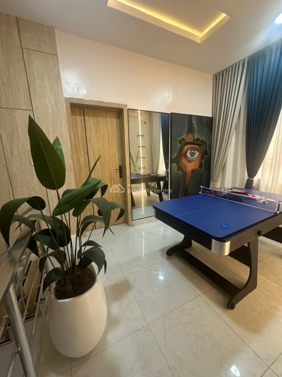 Exquisitely Furnished 3 Bedroom Maisonette with Ps5, Gym and Pool, Meadow Hall Way, Ikate, Lekki, Lagos, House Short Let