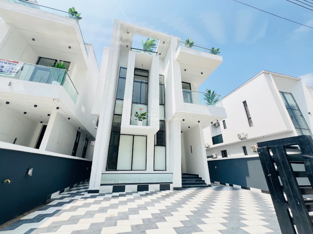 5 Bedroom Detached Duplex with Bq, Chevron Alternative, Lekki, Lagos, Detached Duplex for Sale