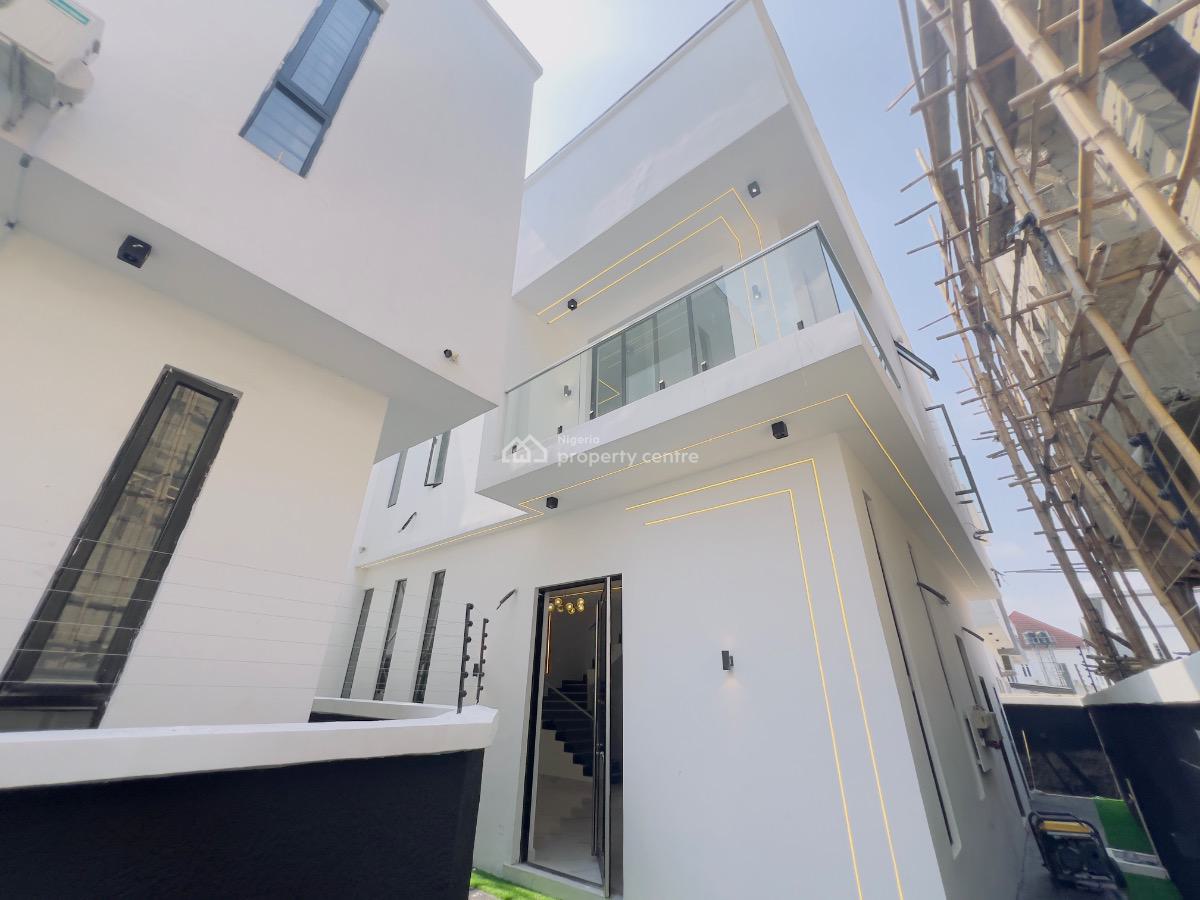 4 Bedroom Semi Detached Duplex with Bq, Chevron Alternative, Lekki, Lagos, Semi-detached Duplex for Sale