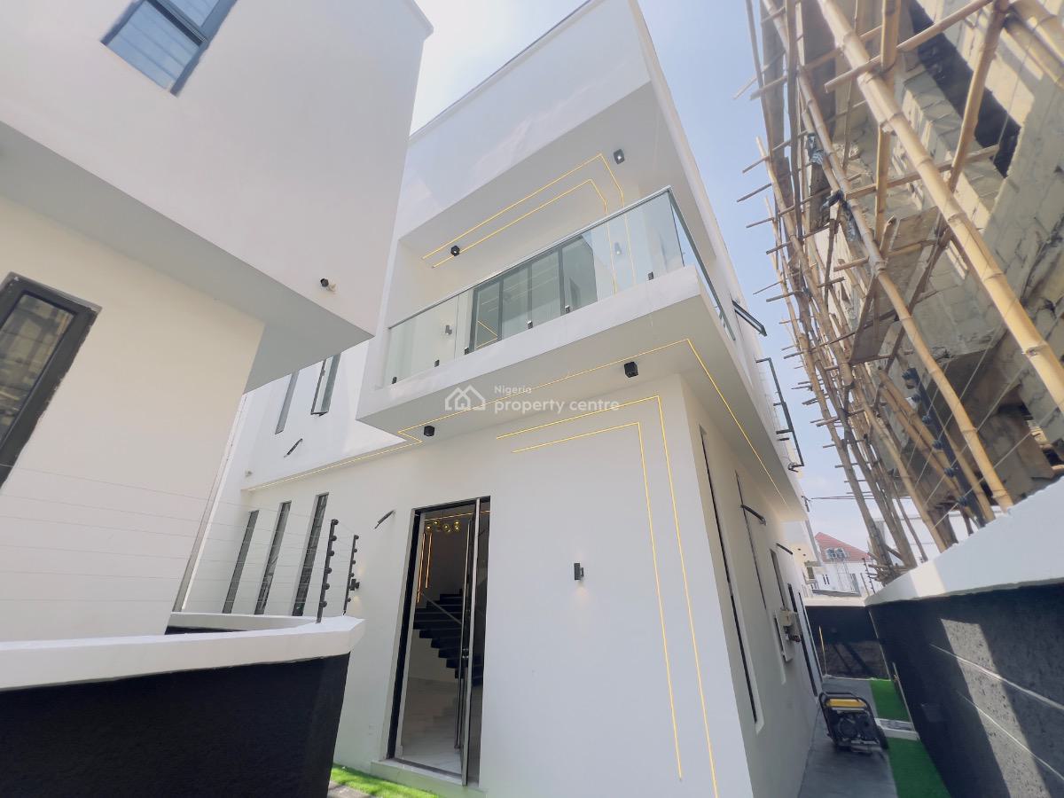 4 Bedroom Semi Detached Duplex with Bq, Chevron Alternative, Lekki, Lagos, Semi-detached Duplex for Sale