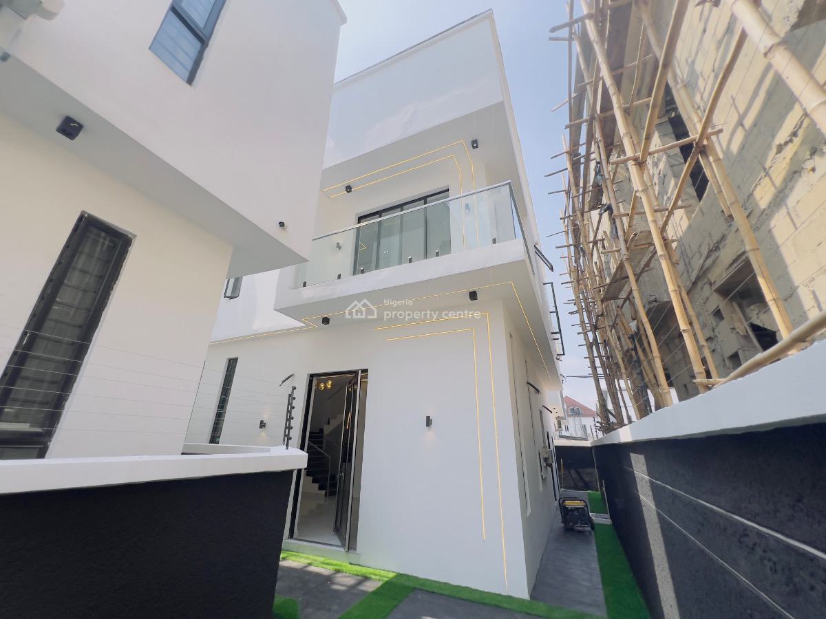 4 Bedroom Semi Detached Duplex with Bq, Chevron Alternative, Lekki, Lagos, Semi-detached Duplex for Sale