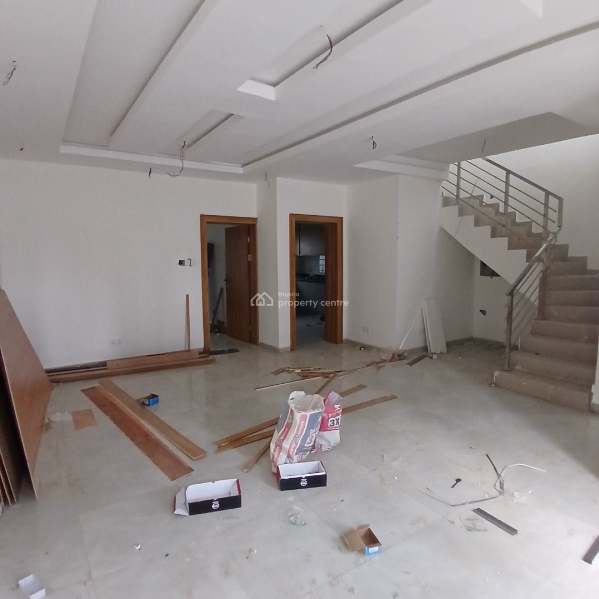 Newly Built 3 Bedroom Terrace Duplex with Bq, Chevron Toll Gate ,orchid Road, Lekki, Lagos, Terraced Duplex for Sale