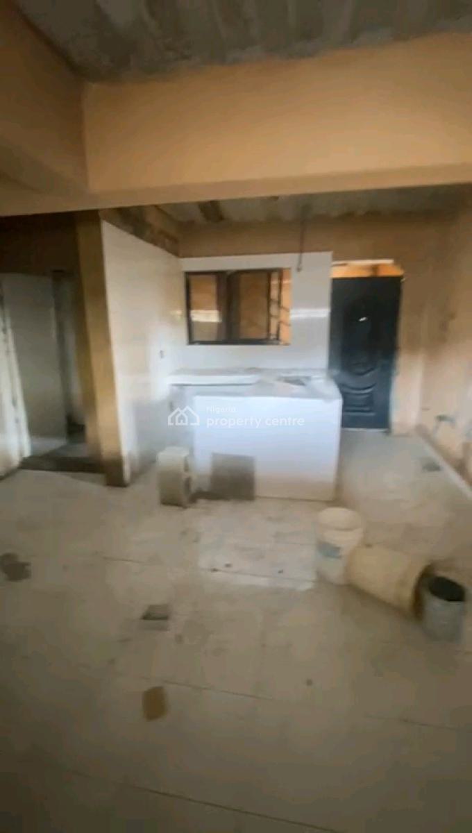 Newly Built Spacious Studio Apartment All Tilled, Pop, Kitchen Cabinet, Soluyi, Gbagada, Lagos, Self Contain (single Rooms) for Rent
