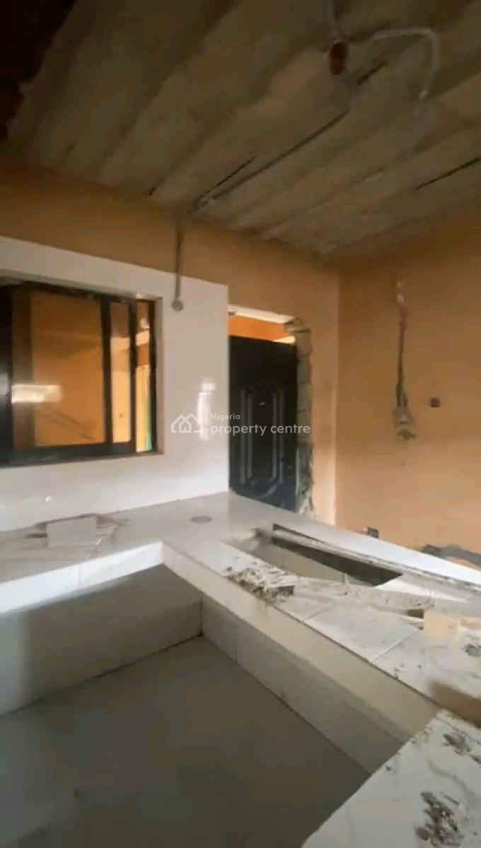 Newly Built Spacious Studio Apartment All Tilled, Pop, Kitchen Cabinet, Soluyi, Gbagada, Lagos, Self Contain (single Rooms) for Rent