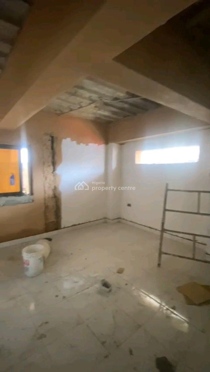 Newly Built Spacious Studio Apartment All Tilled, Pop, Kitchen Cabinet, Soluyi, Gbagada, Lagos, Self Contain (single Rooms) for Rent