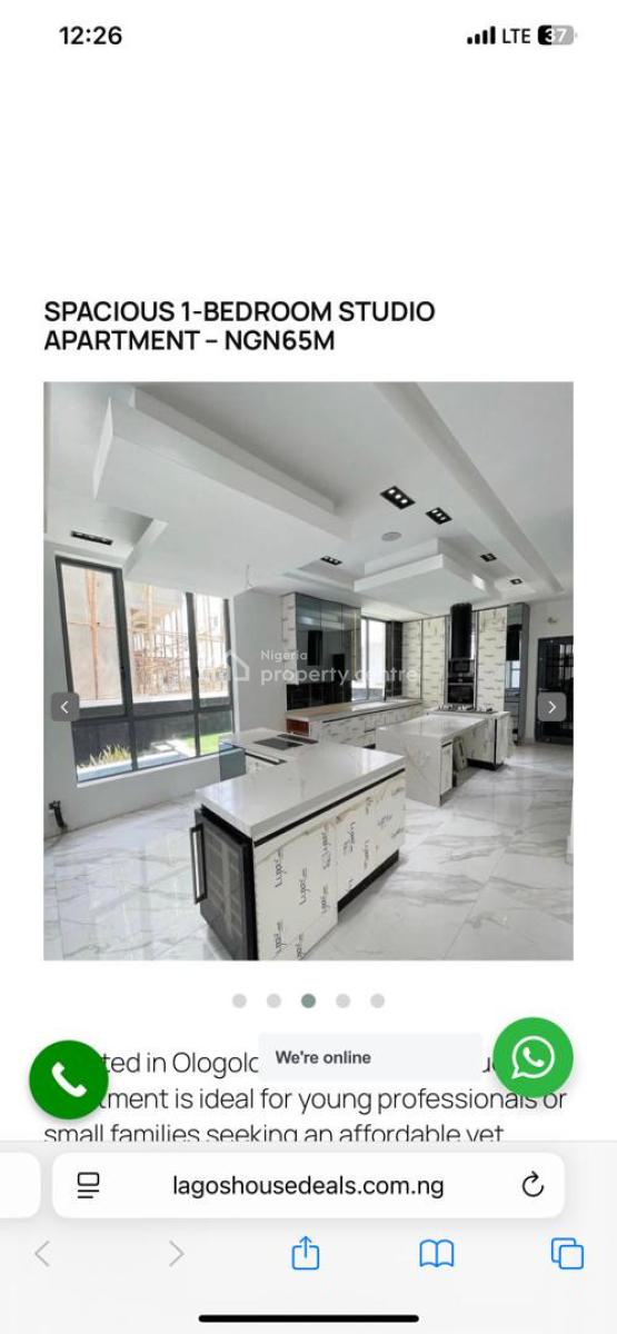 2 Bedroom Apartment with Gym, Swimming Pool, Idado, Lekki, Lagos, Flat / Apartment for Sale