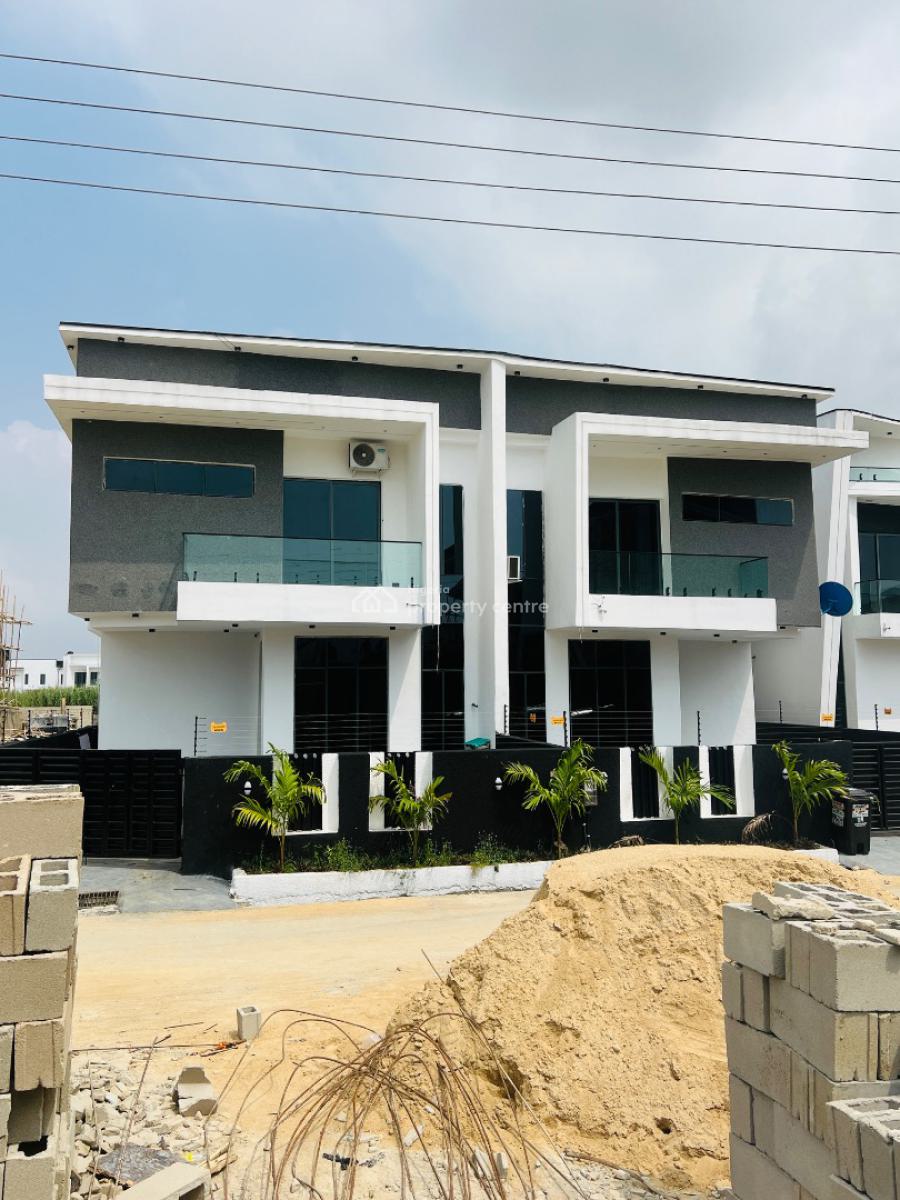 4 Bedroom Semi Detached Duplex in an Estate, Lekki Palm City, Ajah, Lagos, Semi-detached Duplex for Sale