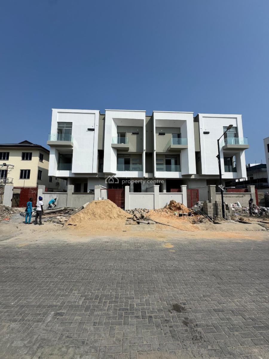 Luxury 4 Bedroom Self Compound Terrace Duplex with Bq, Lekki Phase 1, Lekki, Lagos, Terraced Duplex for Sale