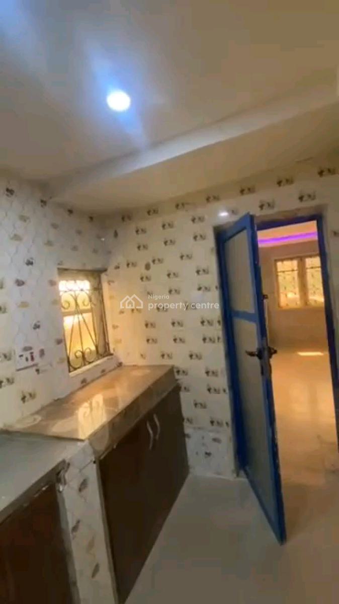 Newly Renovated Spacious Mini Upflat All Tilled with Kitchen Cabinets, Sawmil, Gbagada, Lagos, Mini Flat (room and Parlour) for Rent