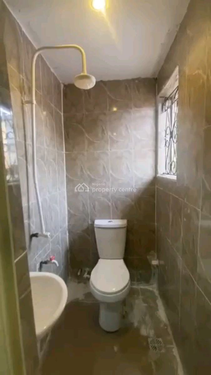 Newly Renovated Spacious Mini Upflat All Tilled with Kitchen Cabinets, Sawmil, Gbagada, Lagos, Mini Flat (room and Parlour) for Rent