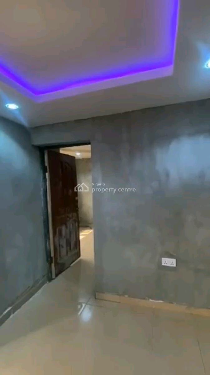 Newly Renovated Spacious Mini Upflat All Tilled with Kitchen Cabinets, Sawmil, Gbagada, Lagos, Mini Flat (room and Parlour) for Rent