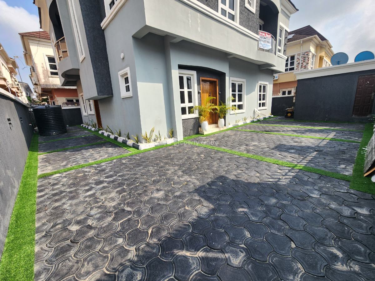 Cheap Luxury 5 Bedroom Fully Detached with 2 Bqs + 3.5kva Solar, Idado Gated Estate,  Before Chevron, Idado, Lekki, Lagos, Detached Duplex for Sale