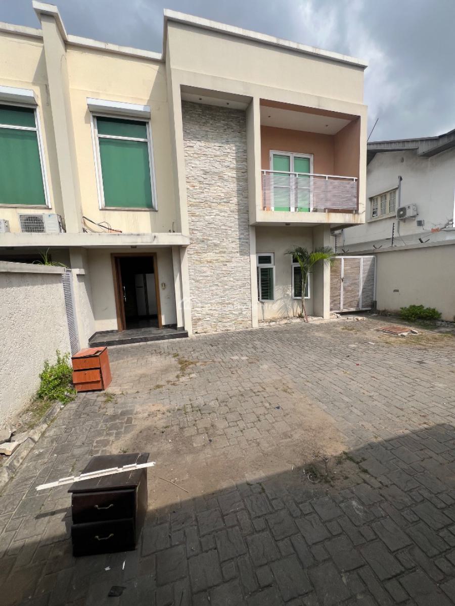 Spacious 4-bedroom Duplex with Bq, Residential/commercial Use Allowed, Lekki Phase 1, Lekki, Lagos, House for Rent