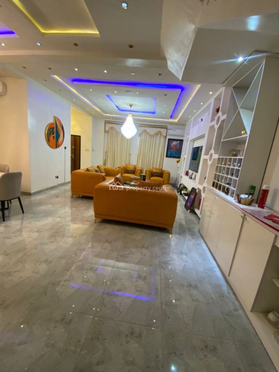 Fully Furnished, Serviced 4-bedroom Terrace with Bq, Osapa, Lekki, Lagos, Terraced Duplex for Rent