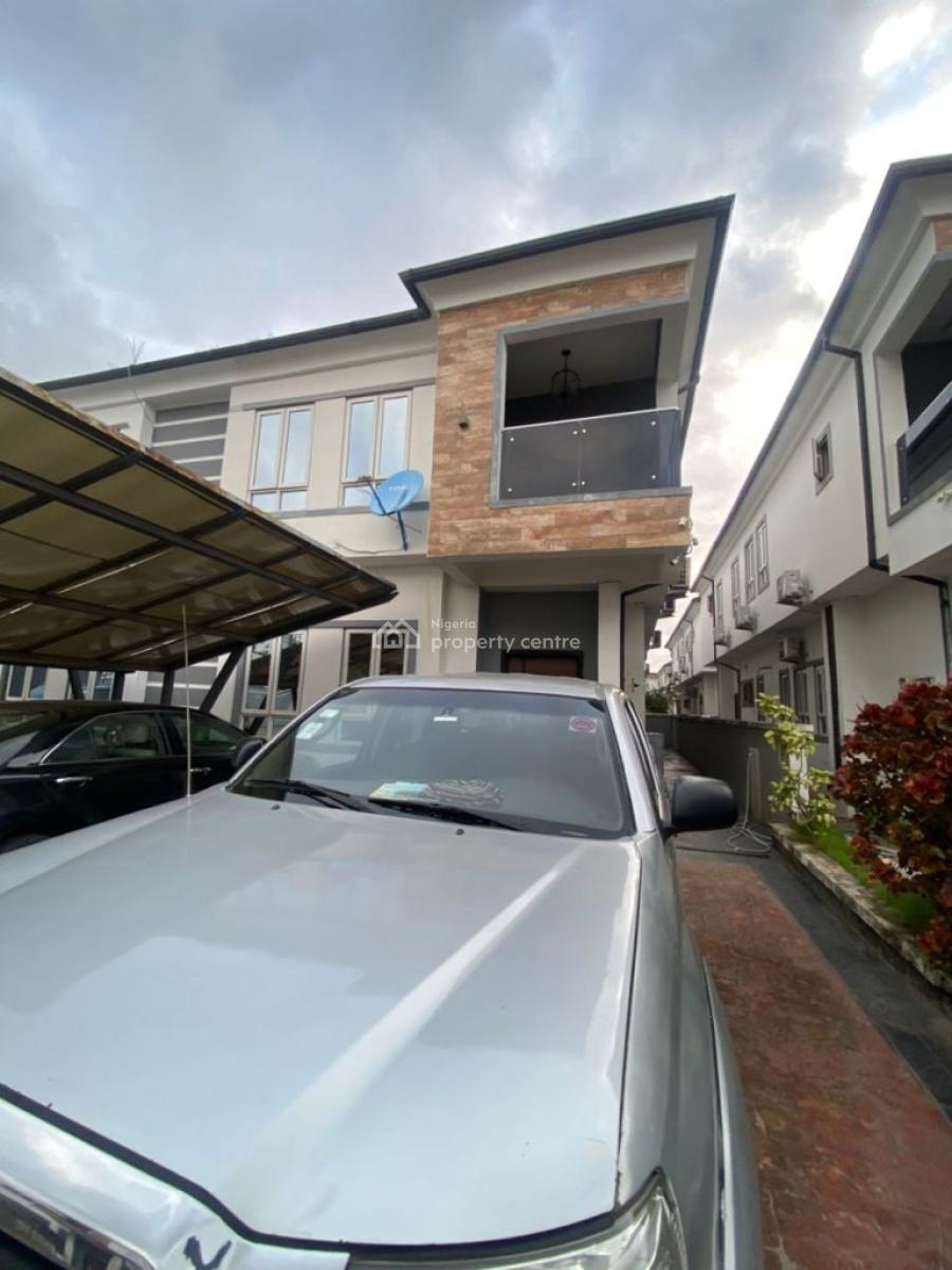 Fully Furnished, Serviced 4-bedroom Terrace with Bq, Osapa, Lekki, Lagos, Terraced Duplex for Rent