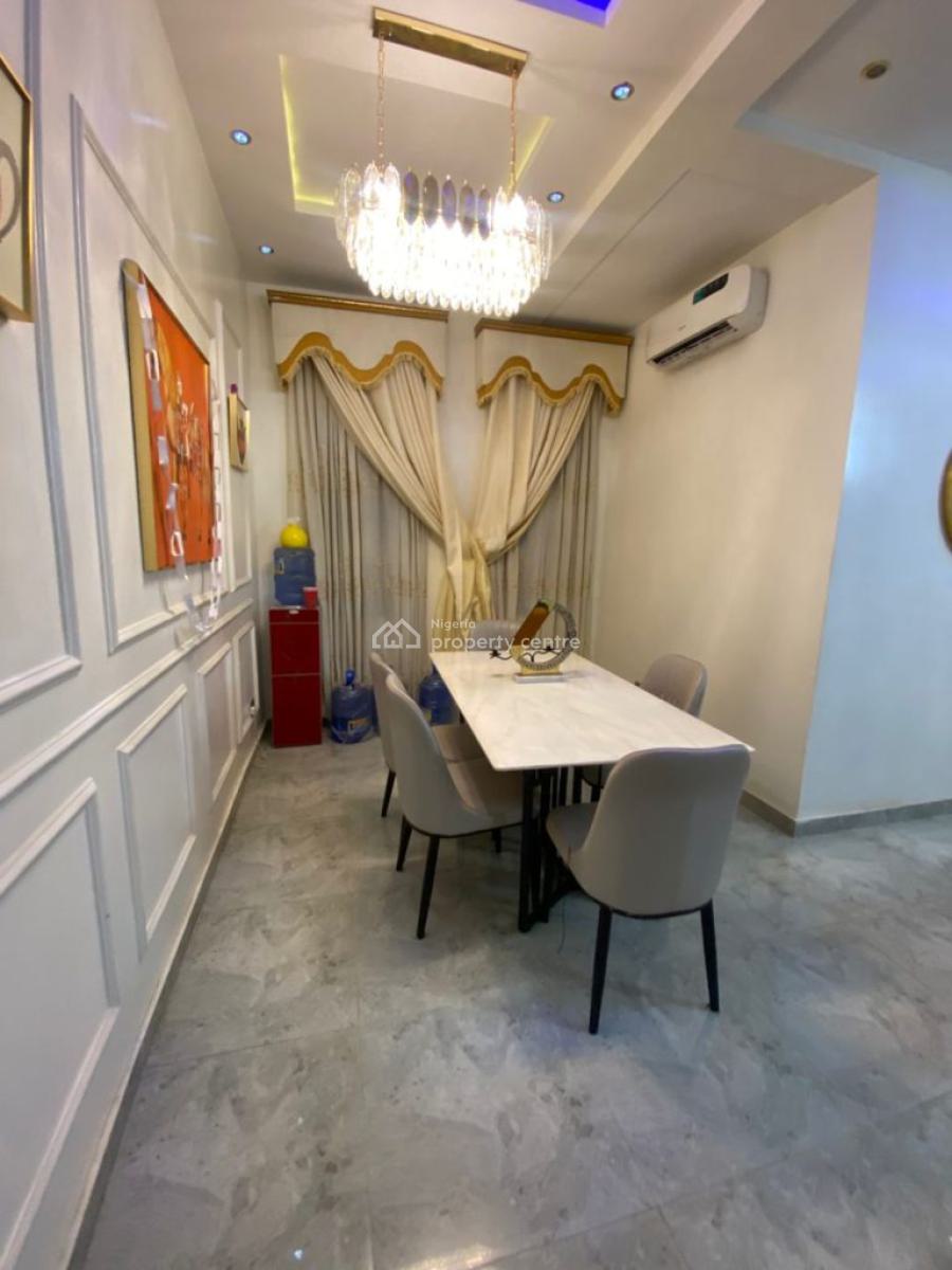 Fully Furnished, Serviced 4-bedroom Terrace with Bq, Osapa, Lekki, Lagos, Terraced Duplex for Rent