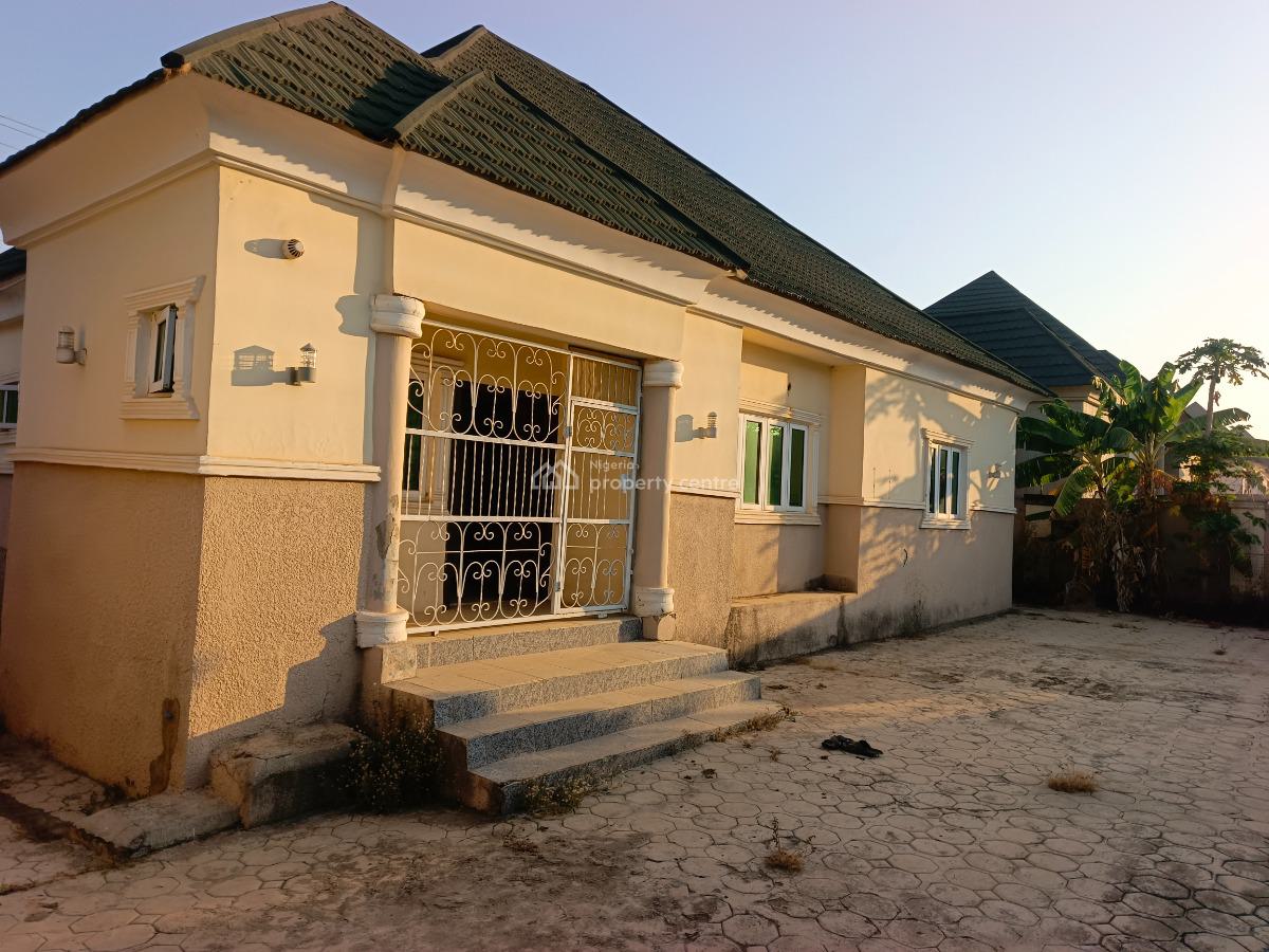 Luxury 3bedroom Fully Detach Bungalow House in an Estate in Lugbe, Lugbe Back of Amac Market., Fha (f.h.a), Lugbe District, Abuja, Detached Bungalow for Sale