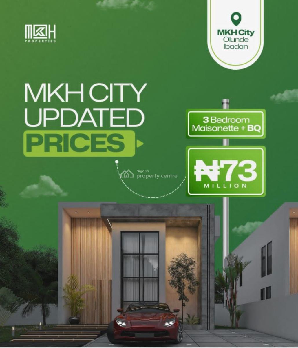 4 Bedroom Bungalow, Mkh City, Olunde, Ibadan, Oyo, Terraced Bungalow for Sale