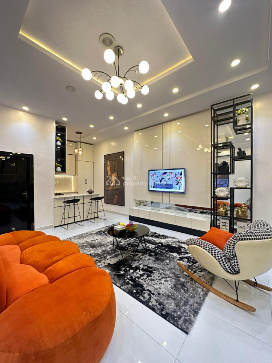 Beautifully Furnished One Bedroom Apartment with Cinema, Chevron Drive, Lekki, Lagos, Flat / Apartment Short Let