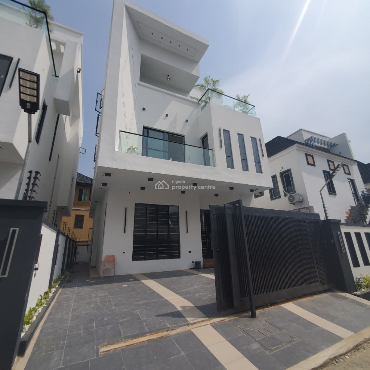 Amazing 5 Bedroom Duplex with a Pool, Bq Cinema, Ikota, Lekki, Lagos, House for Sale