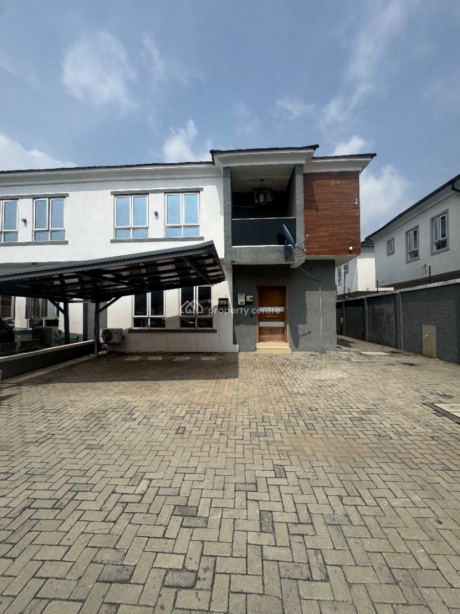 4 Bedroom Semi Detached Duplex + Bq, Chevron Drive, Lekki, Lagos, Semi-detached Duplex for Rent