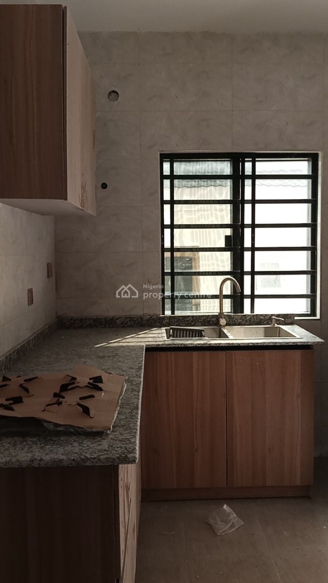 Newly Built 2 Bed Upstairs with Balconies Chat for Video, Thera Annex, Sangotedo, Ajah, Lagos, Flat / Apartment for Rent