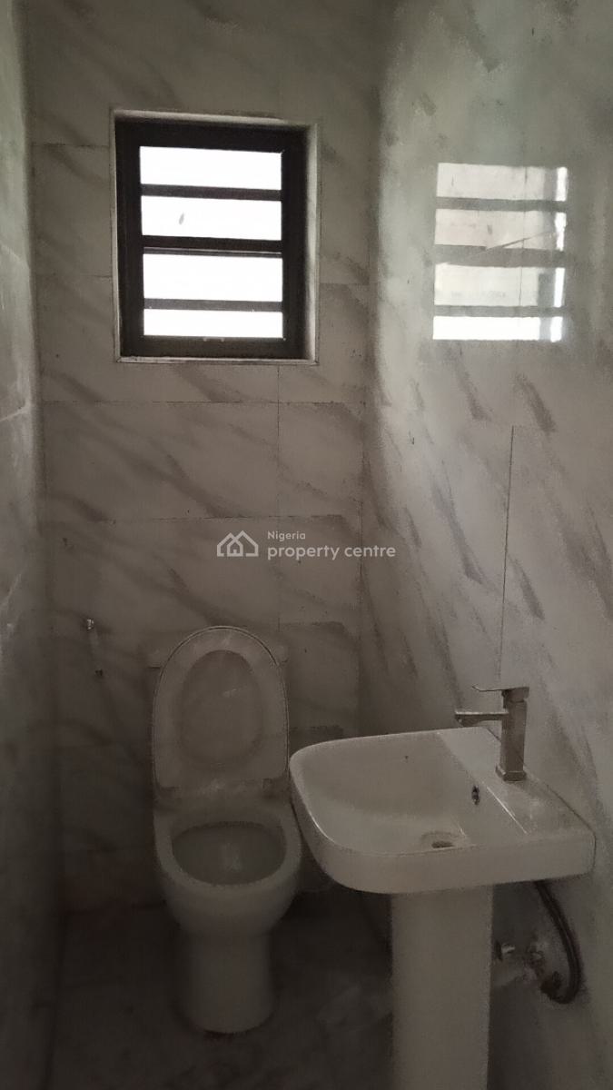 Newly Built 2 Bed Upstairs with Balconies Chat for Video, Thera Annex, Sangotedo, Ajah, Lagos, Flat / Apartment for Rent