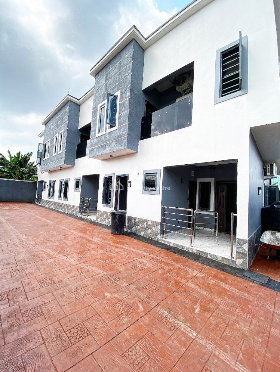 Newly Built 2 Bedroom Terrace Duplex with Federal Light and Security, New Layout Estate Off Rumuokwurusi Tank Flyover By Eneka Rd, Port Harcourt, Rivers, Terraced Duplex for Rent