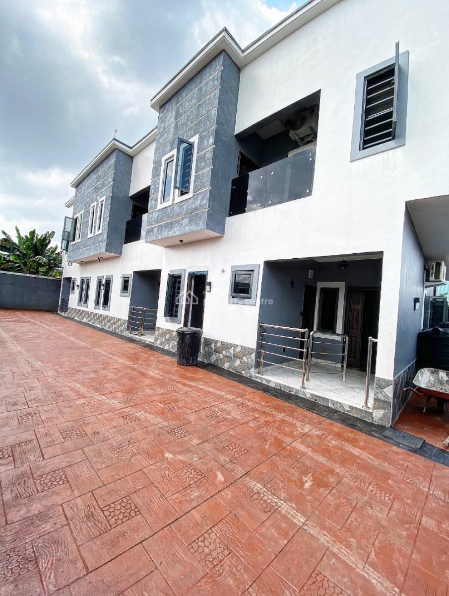 Newly Built 2 Bedroom Terrace Duplex with Federal Light and Security, New Layout Estate Off Rumuokwurusi Tank Flyover By Eneka Rd, Port Harcourt, Rivers, Terraced Duplex for Rent