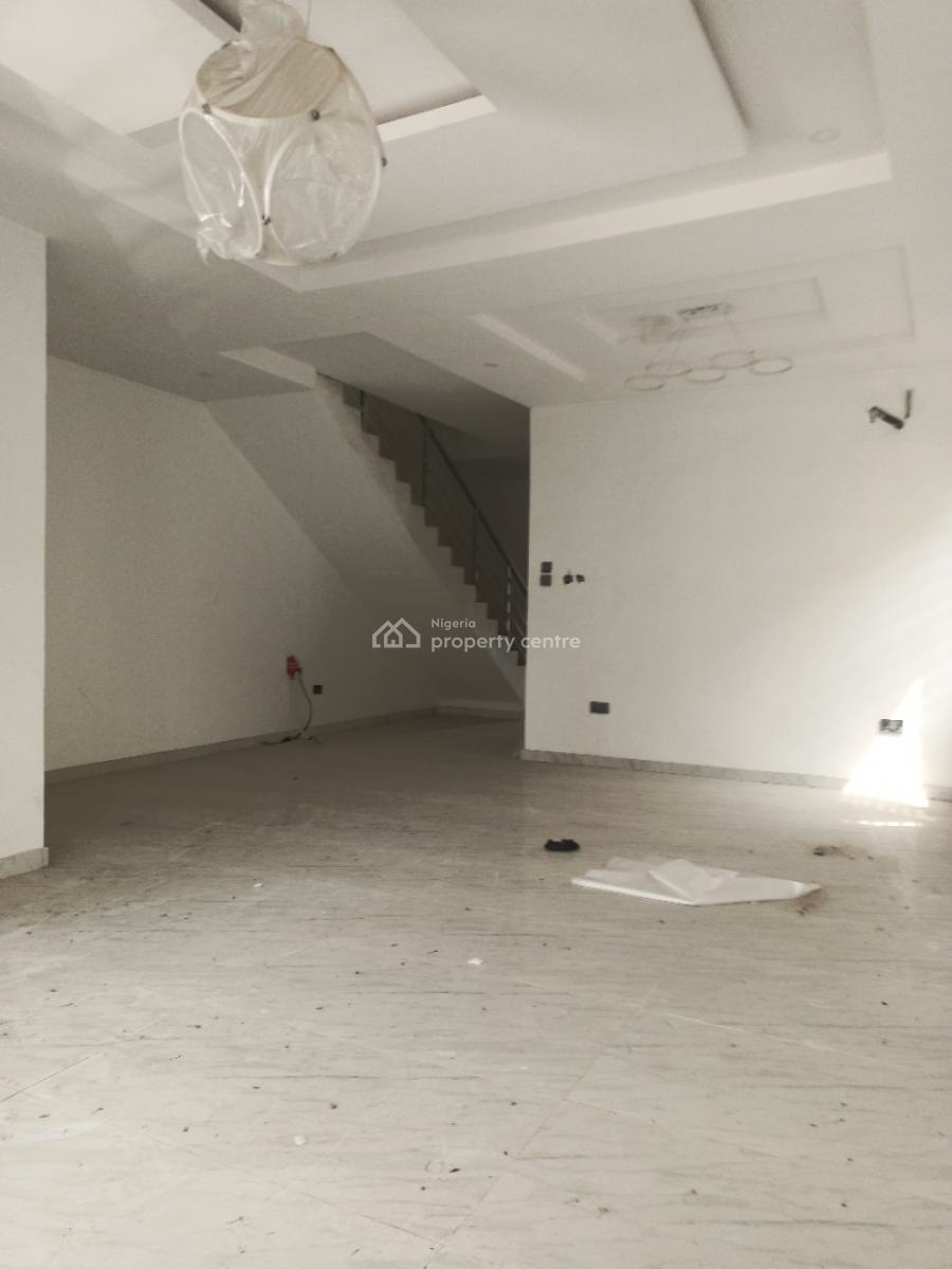 4bedroom Semi Detached Duplex with Bq, Private Pool, in a Well Secured Estate, Sangotedo, Ajah, Lagos, Semi-detached Duplex for Sale