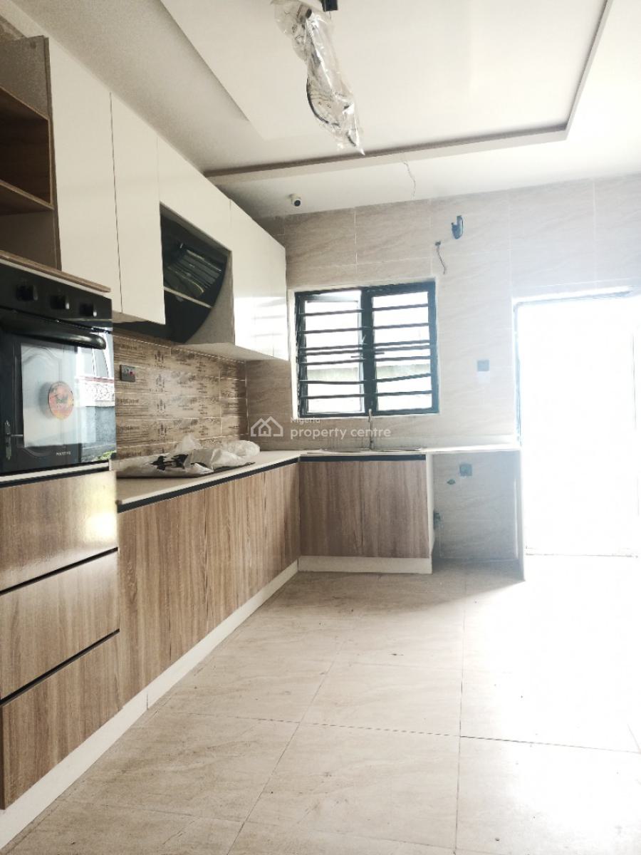 4bedroom Semi Detached Duplex with Bq, Private Pool, in a Well Secured Estate, Sangotedo, Ajah, Lagos, Semi-detached Duplex for Sale